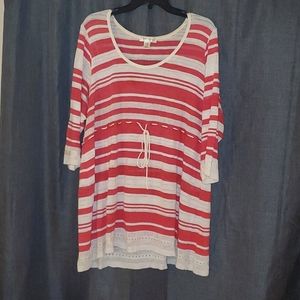 Plus size maternity top